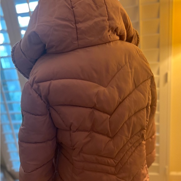 Women's Mauve PINK Puffer Jacket - Picture 4 of 6